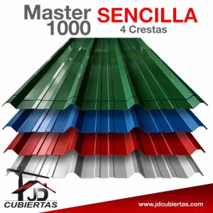 Master-mil-teja sencilla de 4 colores lamina calibre 26Sencilla-JD-Cubiertas