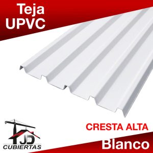 TEJA UPVC TERMOACUSTICA color Blanco JDCubiertas en Colombia