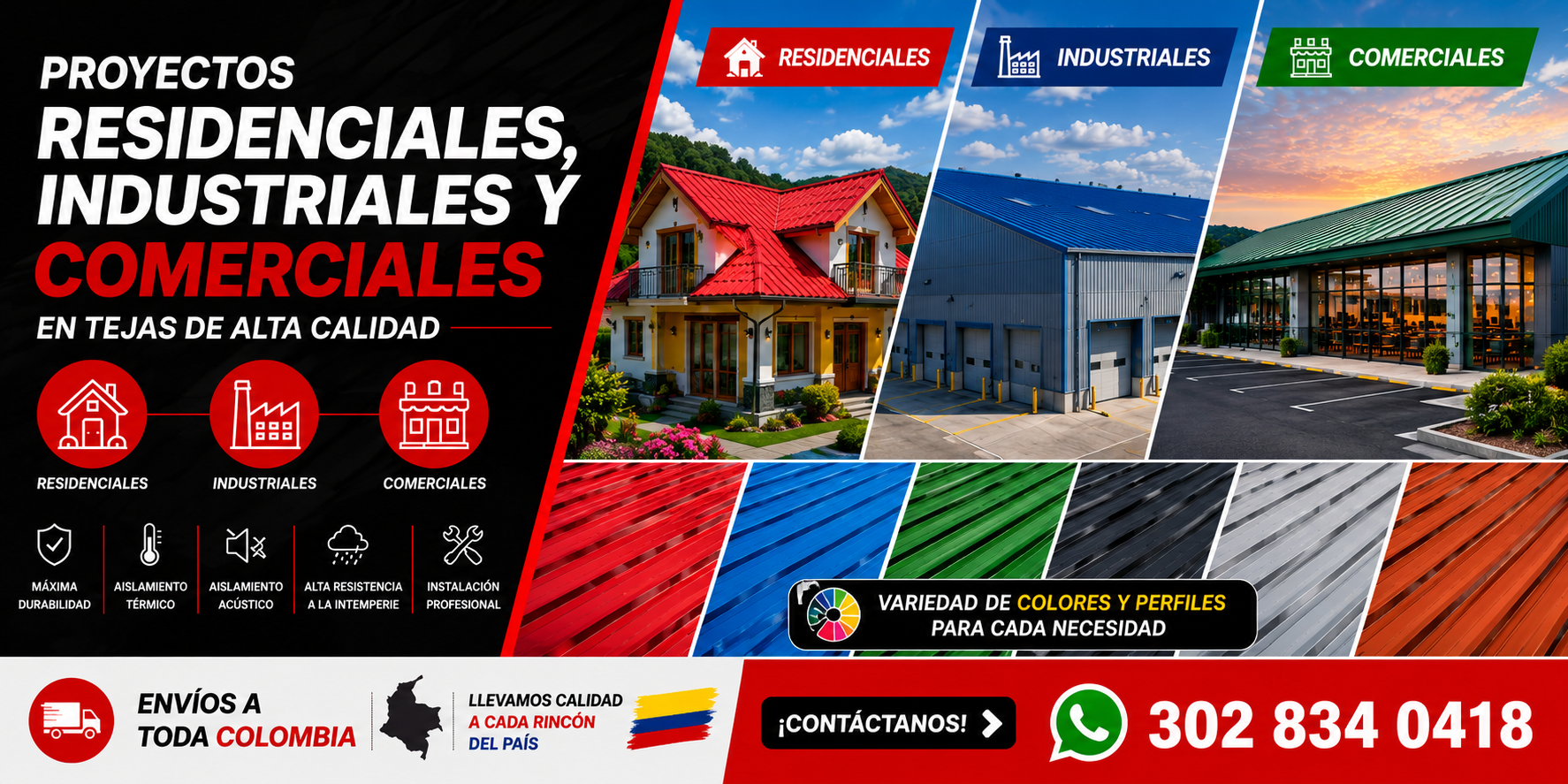 JDcubiertas Proyectos para Bodegas Edificios Residenciales tejas Comerciales